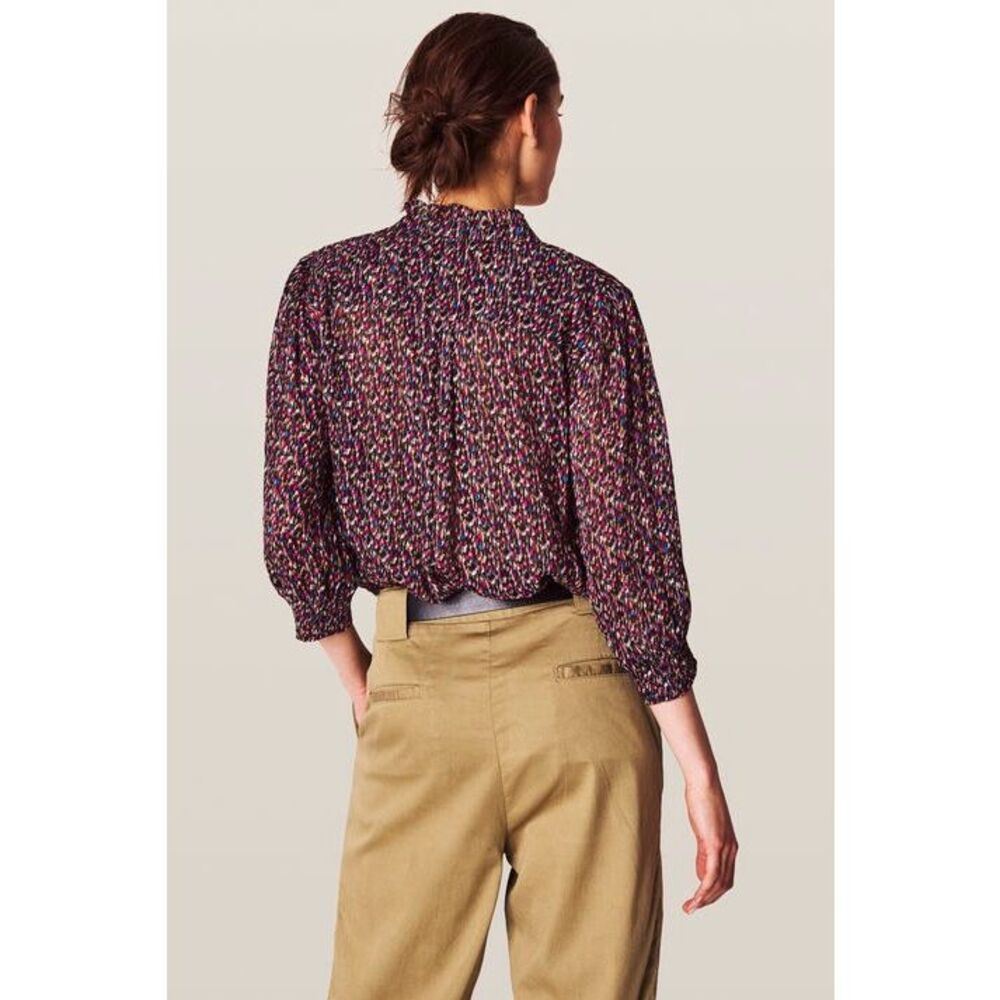Ba&sh Dalas Ruffle-Collar Top - Picture 3 of 7